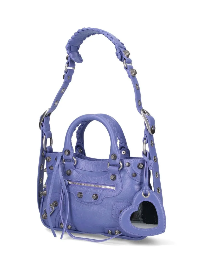 Small 'Neo Cagole' Shoulder Bag ?Purple