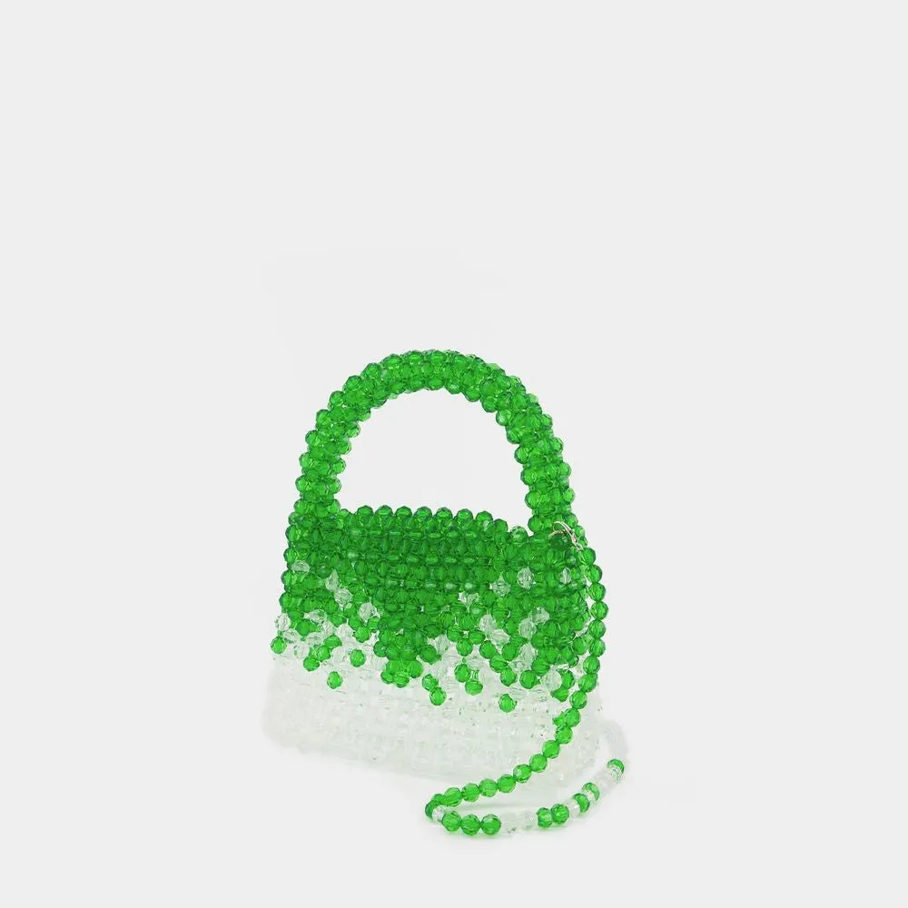 Ss23bg01 Hobo Bag - Glass/Clear - Pearl