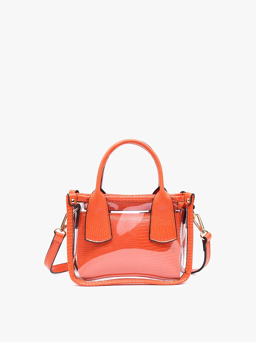 Stacey Vegan Clear Satchel