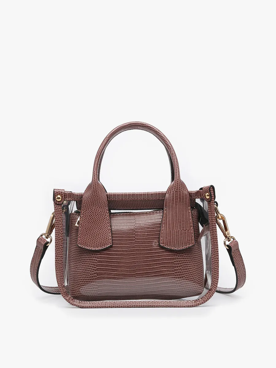 Stacey Vegan Clear Satchel