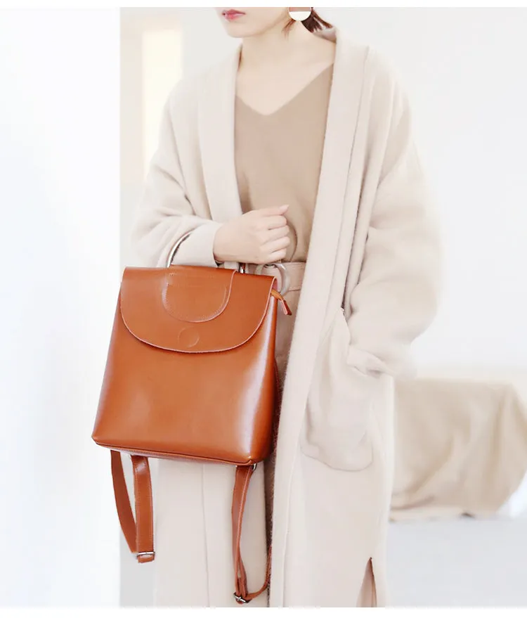 Stylish Leather Backpacks Womens Fashion Backpack Purse for Women