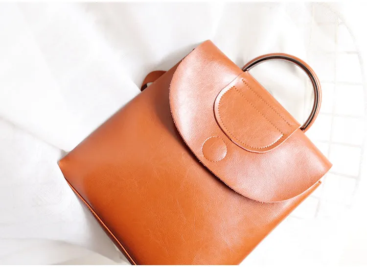 Stylish Leather Backpacks Womens Fashion Backpack Purse for Women