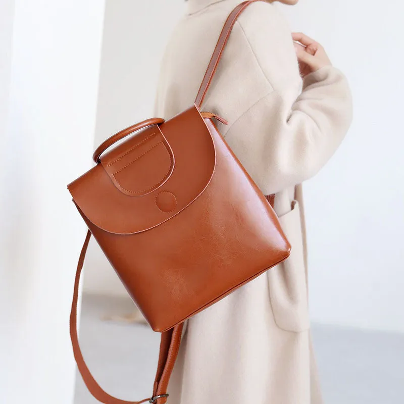 Stylish Leather Backpacks Womens Fashion Backpack Purse for Women