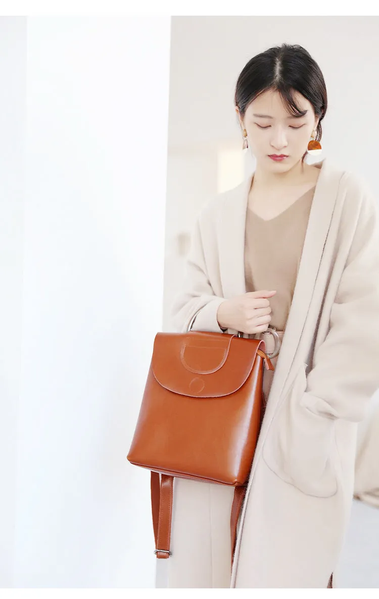 Stylish Leather Backpacks Womens Fashion Backpack Purse for Women