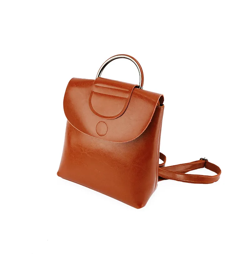 Stylish Leather Backpacks Womens Fashion Backpack Purse for Women