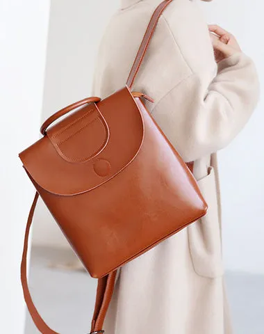 Stylish Leather Backpacks Womens Fashion Backpack Purse for Women