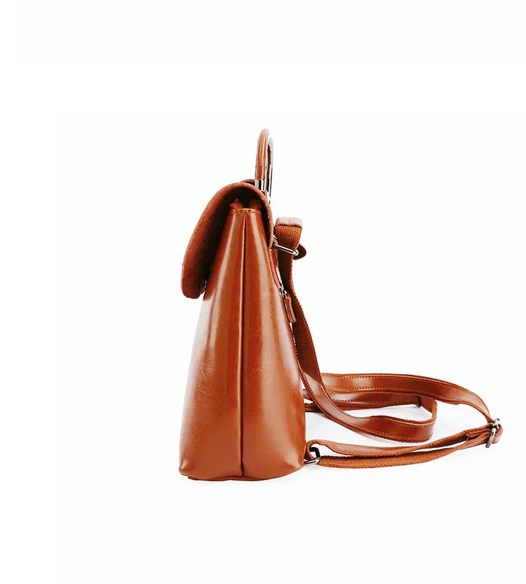 Stylish Leather Backpacks Womens Fashion Backpack Purse for Women
