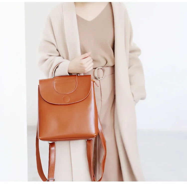 Stylish Leather Backpacks Womens Fashion Backpack Purse for Women