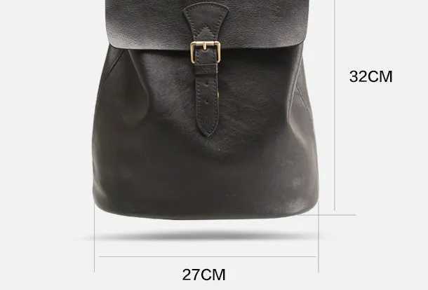 Stylish Leather Cute Womens Backpack School Backpack Vintage Backpack for Women