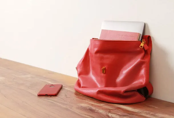 Stylish Leather Cute Womens Backpack School Backpack Vintage Backpack for Women