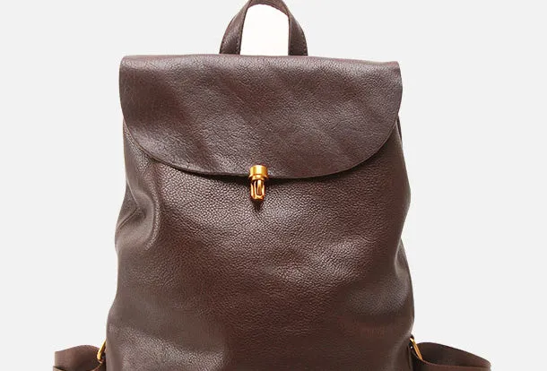 Stylish Leather Cute Womens Backpack School Backpack Vintage Backpack for Women