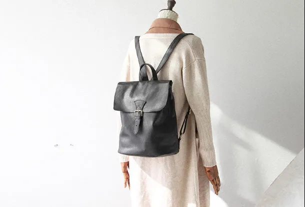 Stylish Leather Cute Womens Backpack School Backpack Vintage Backpack for Women