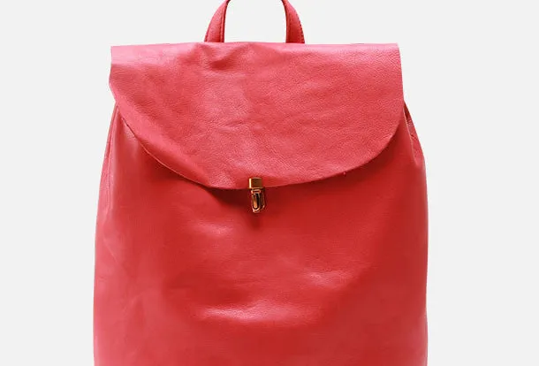 Stylish Leather Cute Womens Backpack School Backpack Vintage Backpack for Women