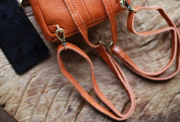 Stylish Leather Cute Womens Small Backpack School Backpack Mini Backpack for Women