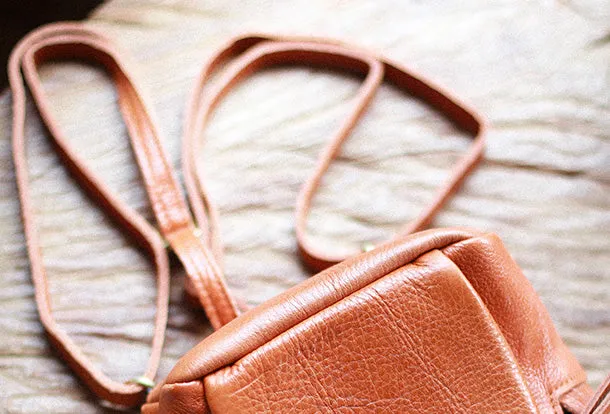 Stylish Leather Cute Womens Small Backpack School Backpack Mini Backpack for Women
