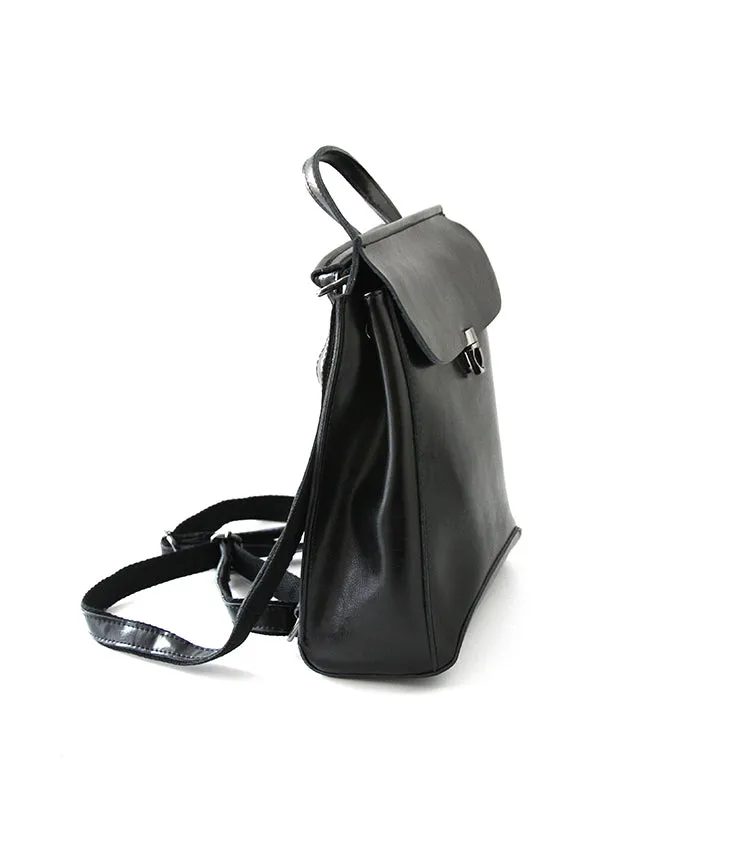 Stylish Leather Womens Backpack Cute School Backpack Purse for Women