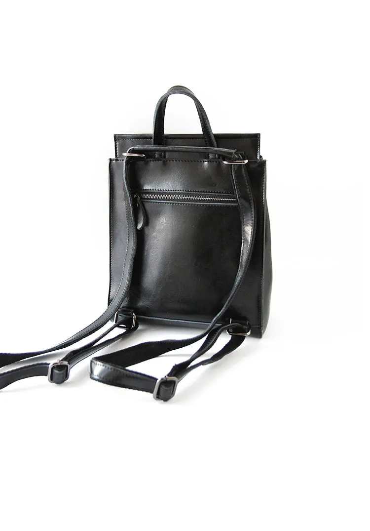 Stylish Leather Womens Backpack Cute School Backpack Purse for Women