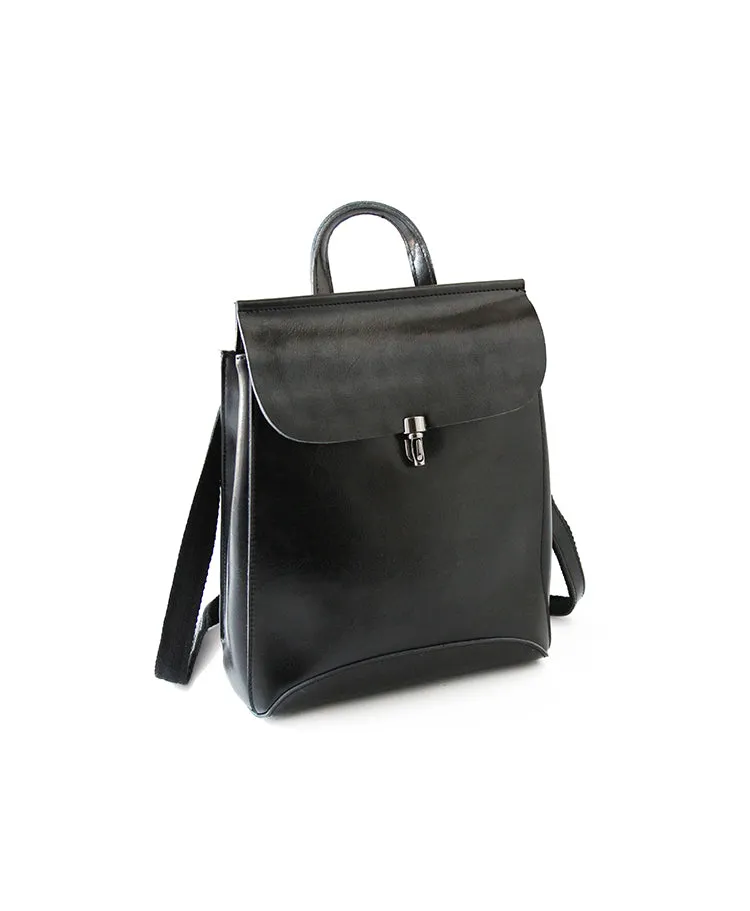Stylish Leather Womens Backpack Cute School Backpack Purse for Women