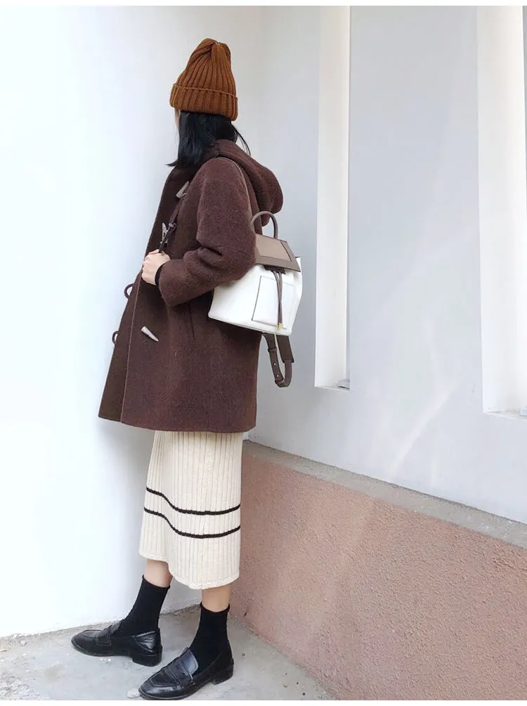 Stylish White Leather Backpack Womens Fashion Backpacks Purse