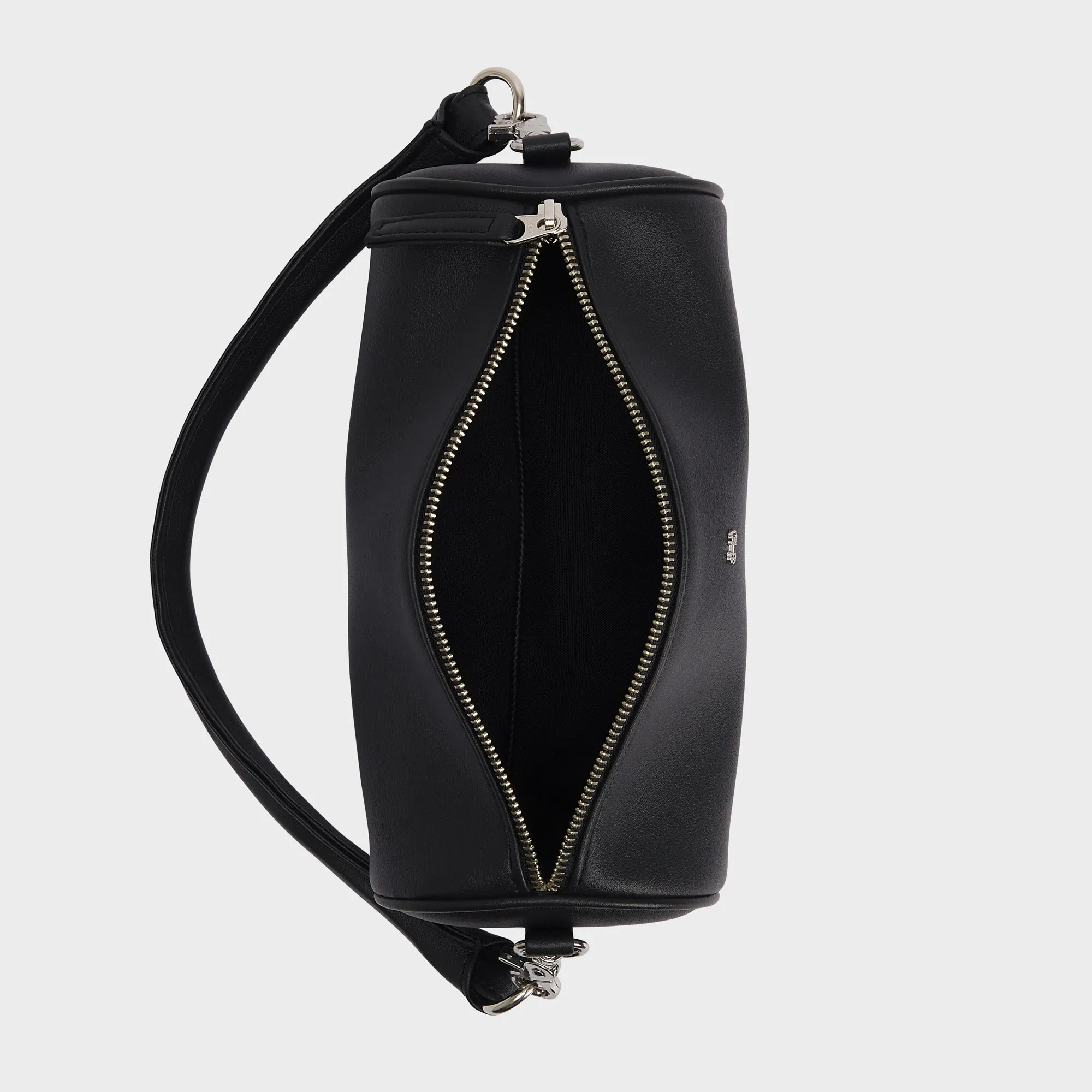 SYDNEY VEGAN LEATHER HAND AND SLING BAG BLACK