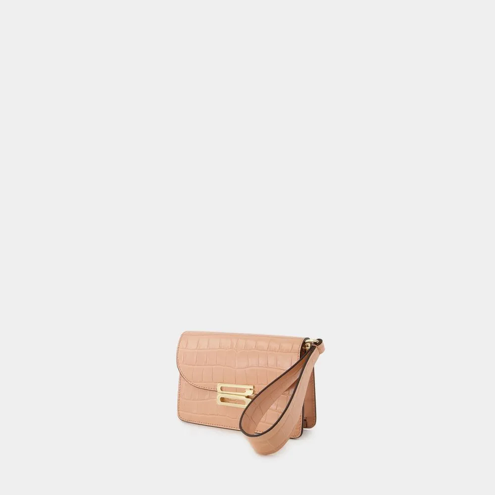 The Nano Dorian Purse - Leather - Pink