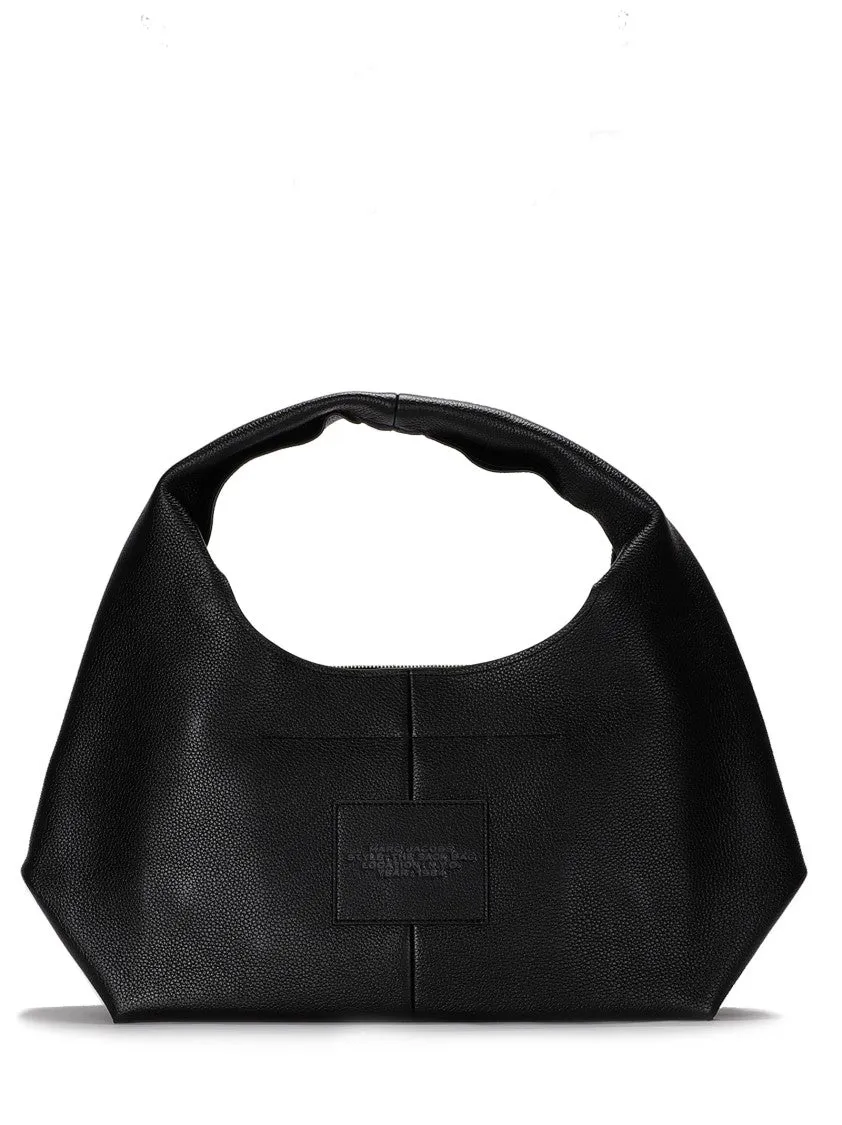 The Sack Large Black Leather Bag
