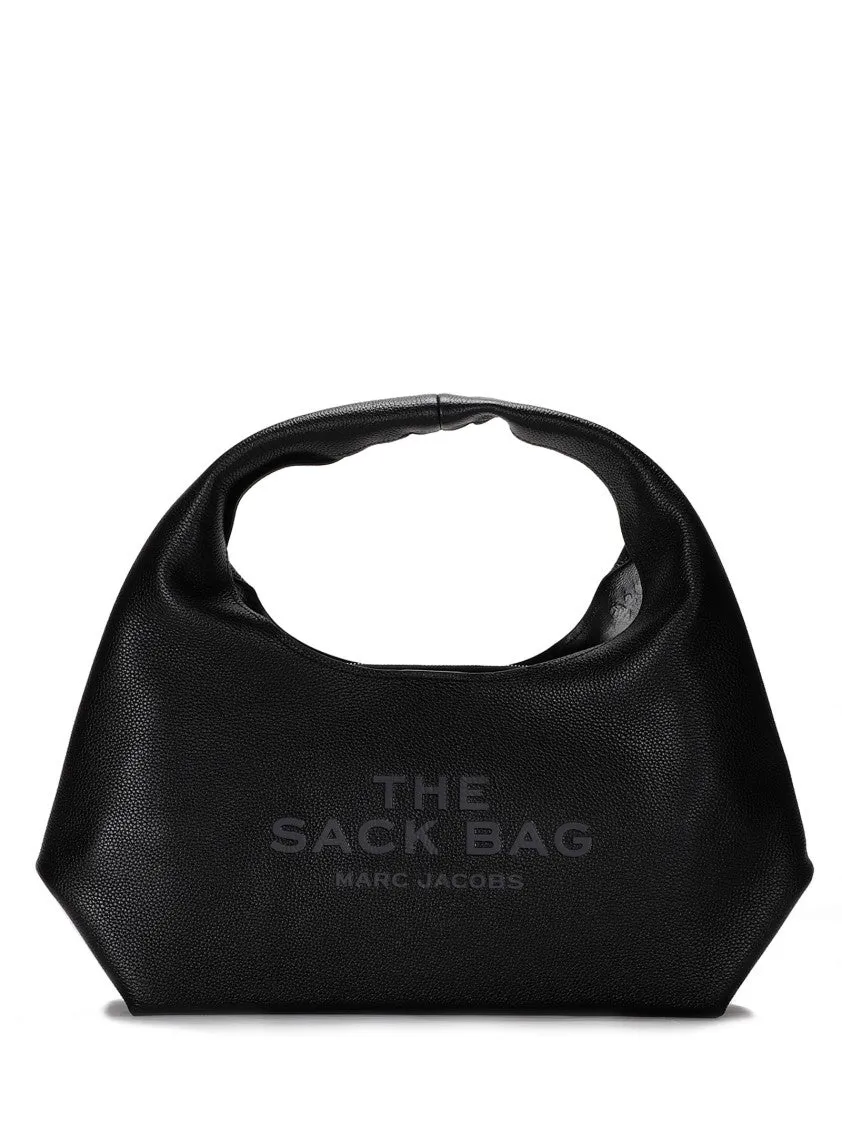 The Sack Large Black Leather Bag