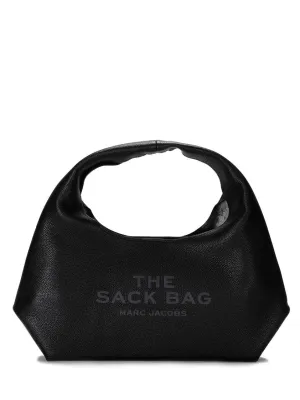 The Sack Large Black Leather Bag