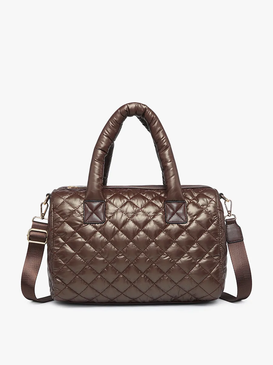 Trista Vegan Quilted Satchel