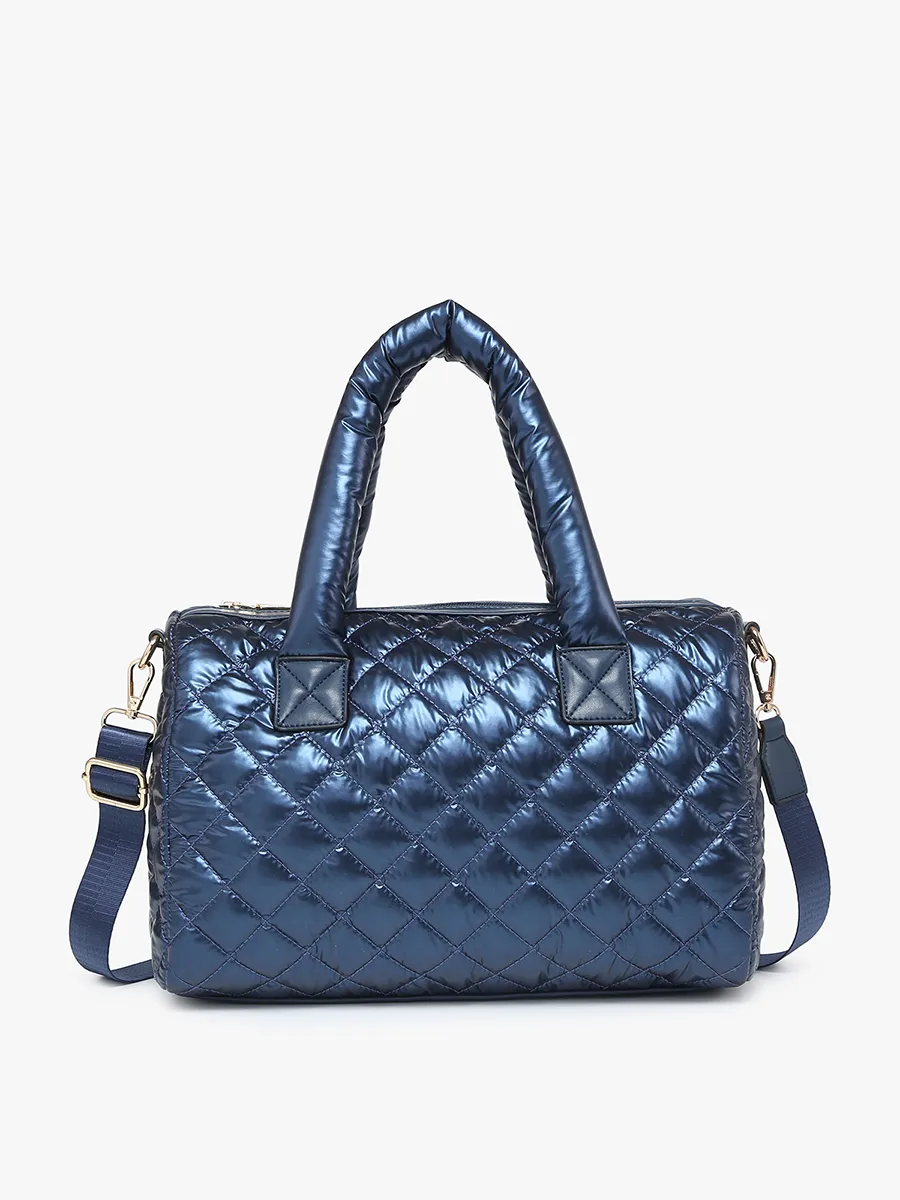 Trista Vegan Quilted Satchel