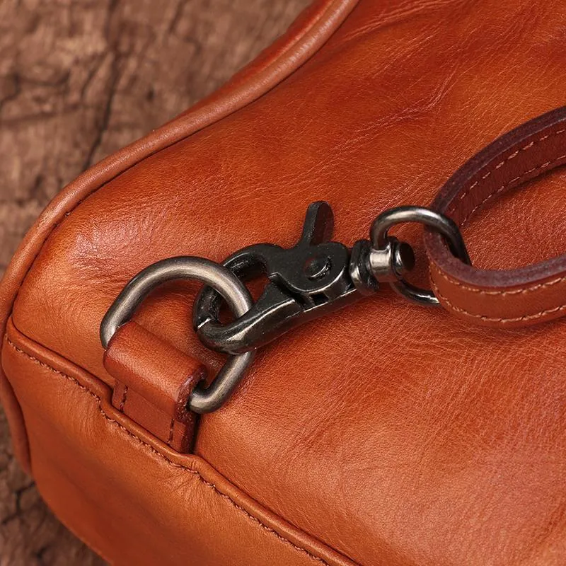 Vintage Brown Leather Womens Backpack Leather Fashion Backpack School Backpack Purse for Men