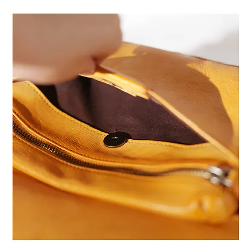 Vintage Cute Tan Leather Backpack Coffee Leather Fashion School Backpack for Women