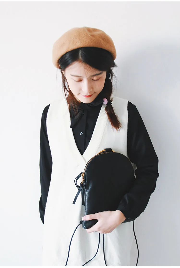 Vintage Leather Unique Womens Backpack Fashion Backpacks Purse for Women