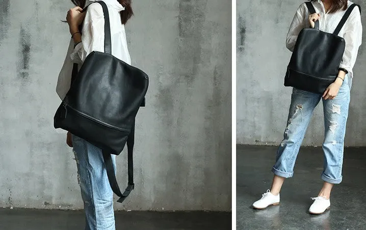 Vintage LEATHER WOMEN Backpack School Backpack Travel Backpack FOR WOMEN