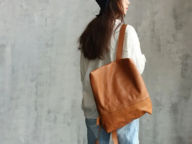 Vintage LEATHER WOMEN Backpack School Backpack Travel Backpack FOR WOMEN