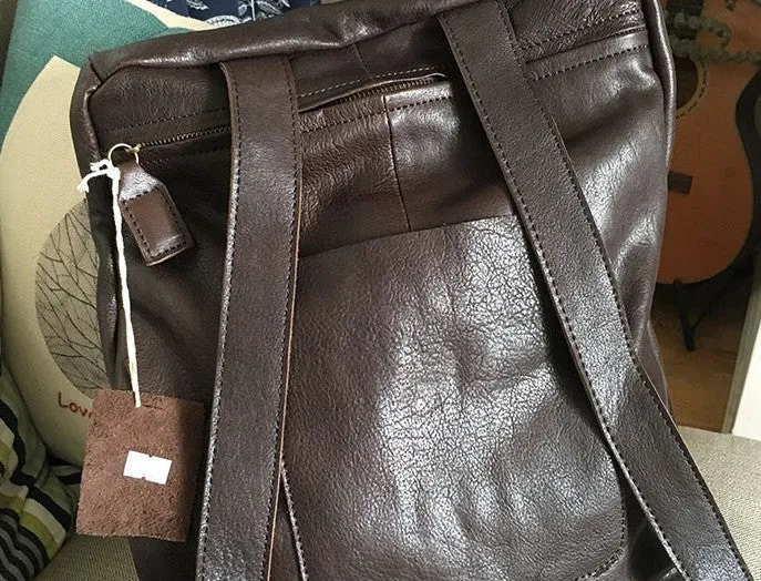 Vintage LEATHER WOMEN Backpack School Backpack Travel Backpack FOR WOMEN