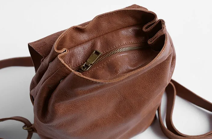 Vintage LEATHER WOMEN Backpack School Backpacks Travel Backpack FOR WOMEN