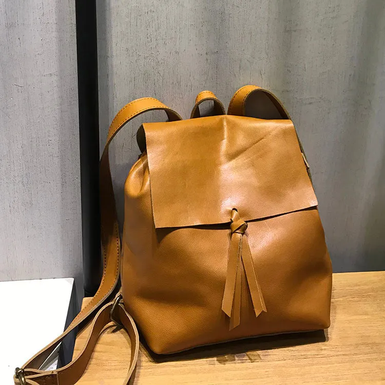Vintage LEATHER WOMEN Backpack School Backpacks Travel Backpack FOR WOMEN