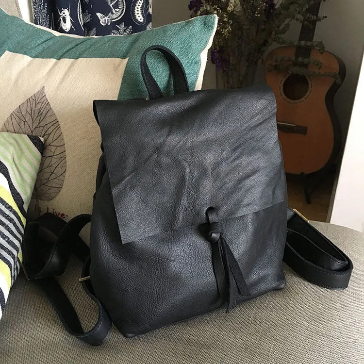Vintage LEATHER WOMEN Backpack School Backpacks Travel Backpack FOR WOMEN