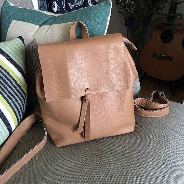 Vintage LEATHER WOMEN Backpack School Backpacks Travel Backpack FOR WOMEN