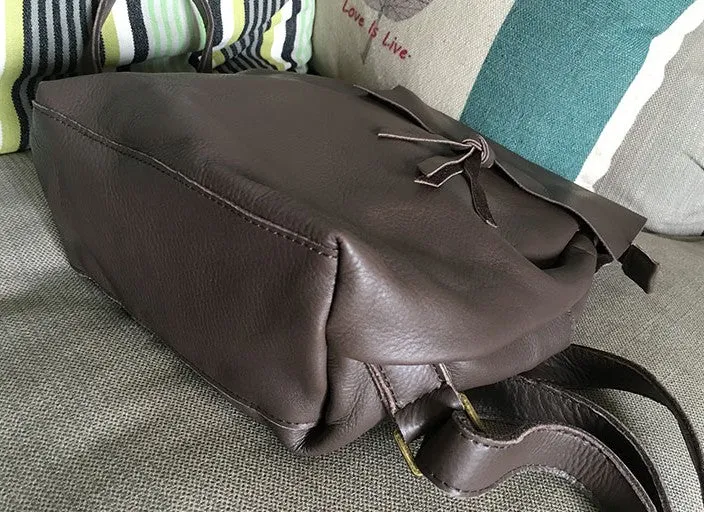 Vintage LEATHER WOMEN Backpack School Backpacks Travel Backpack FOR WOMEN