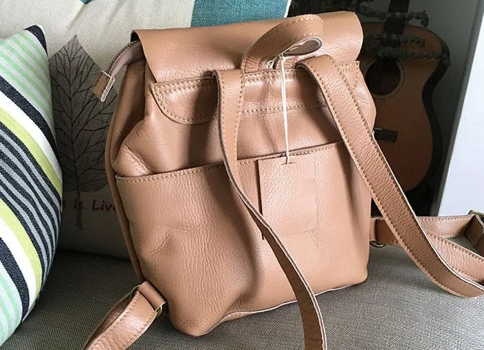 Vintage LEATHER WOMEN Backpack School Backpacks Travel Backpack FOR WOMEN