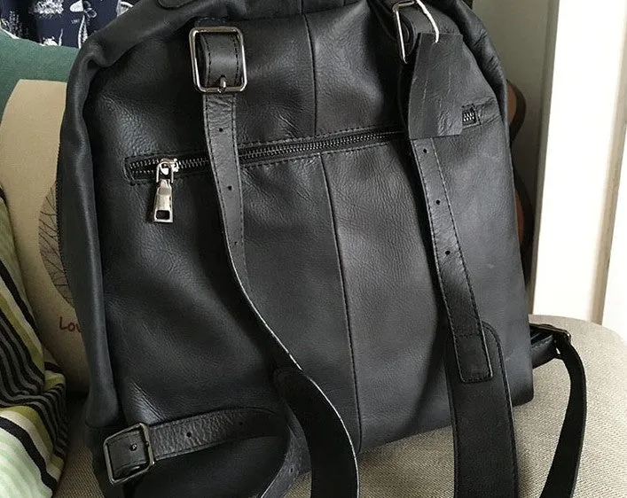 Vintage LEATHER WOMEN Large Backpack School Backpack Travel Backpack FOR WOMEN
