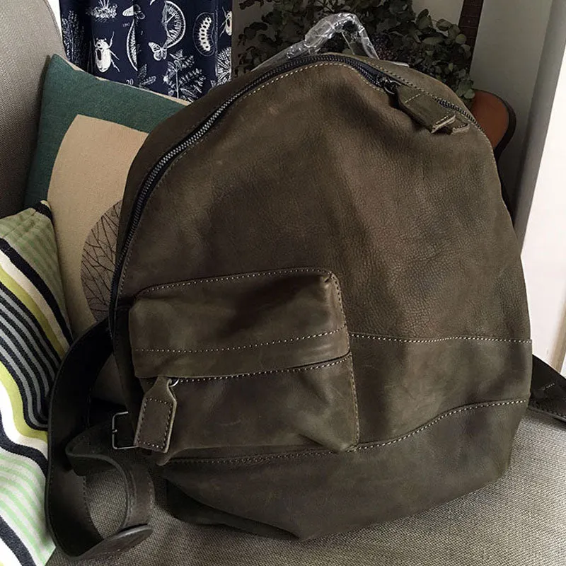 Vintage LEATHER WOMEN Large Backpack School Backpack Travel Backpack FOR WOMEN