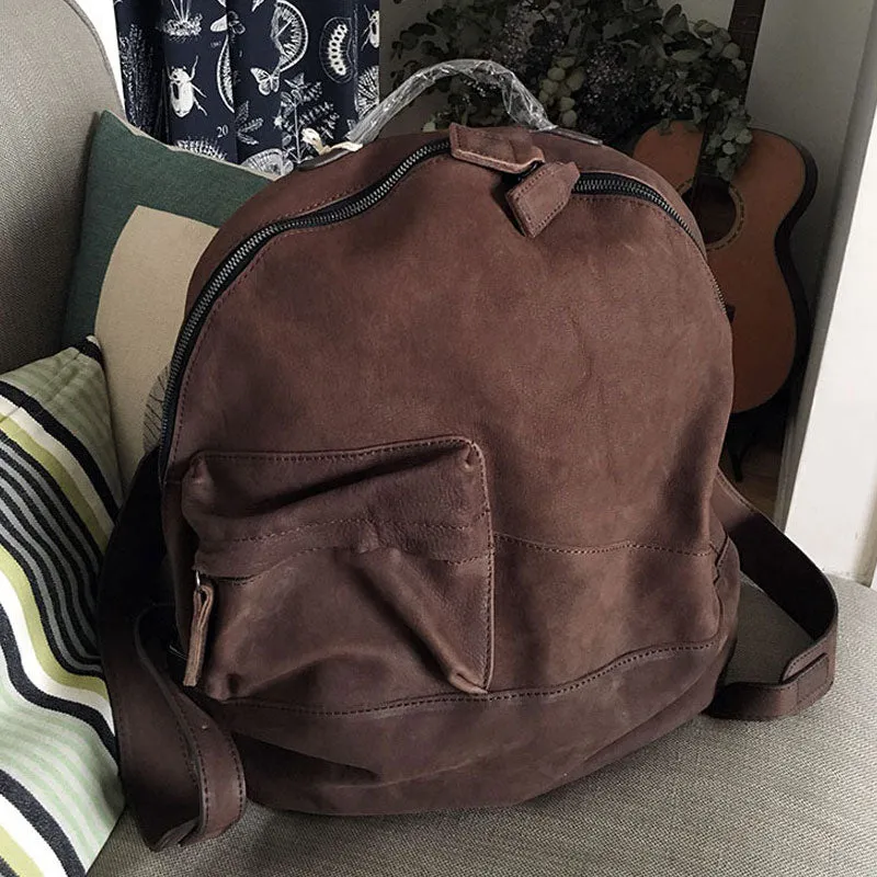 Vintage LEATHER WOMEN Large Backpack School Backpack Travel Backpack FOR WOMEN