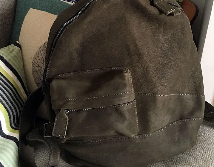 Vintage LEATHER WOMEN Large Backpack School Backpack Travel Backpack FOR WOMEN