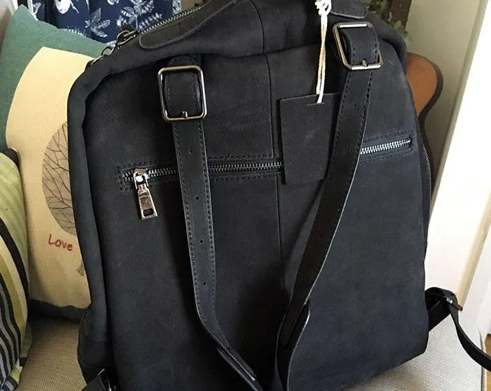 Vintage LEATHER WOMEN Large Backpack School Backpack Travel Backpack FOR WOMEN