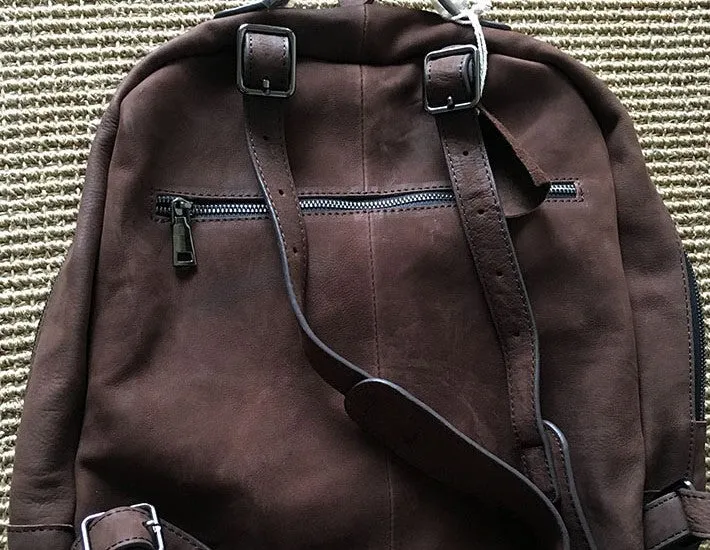 Vintage LEATHER WOMEN Large Backpack School Backpack Travel Backpack FOR WOMEN
