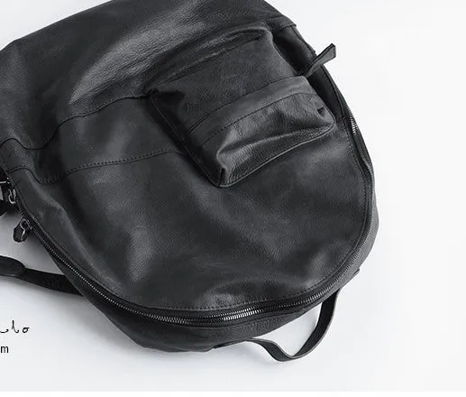 Vintage LEATHER WOMEN Large Backpack School Backpack Travel Backpack FOR WOMEN