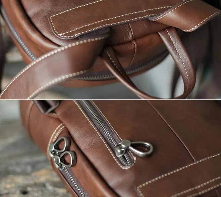 Vintage Womens Best Coffee Leather Small Backpack Womens Ladies School Backpack for Ladies